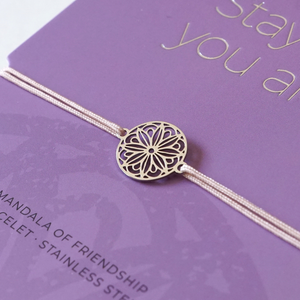 Armband MY MANDALA of Friendship – Edelstahl Armband MY MANDALA of Friendship – Edelstahl