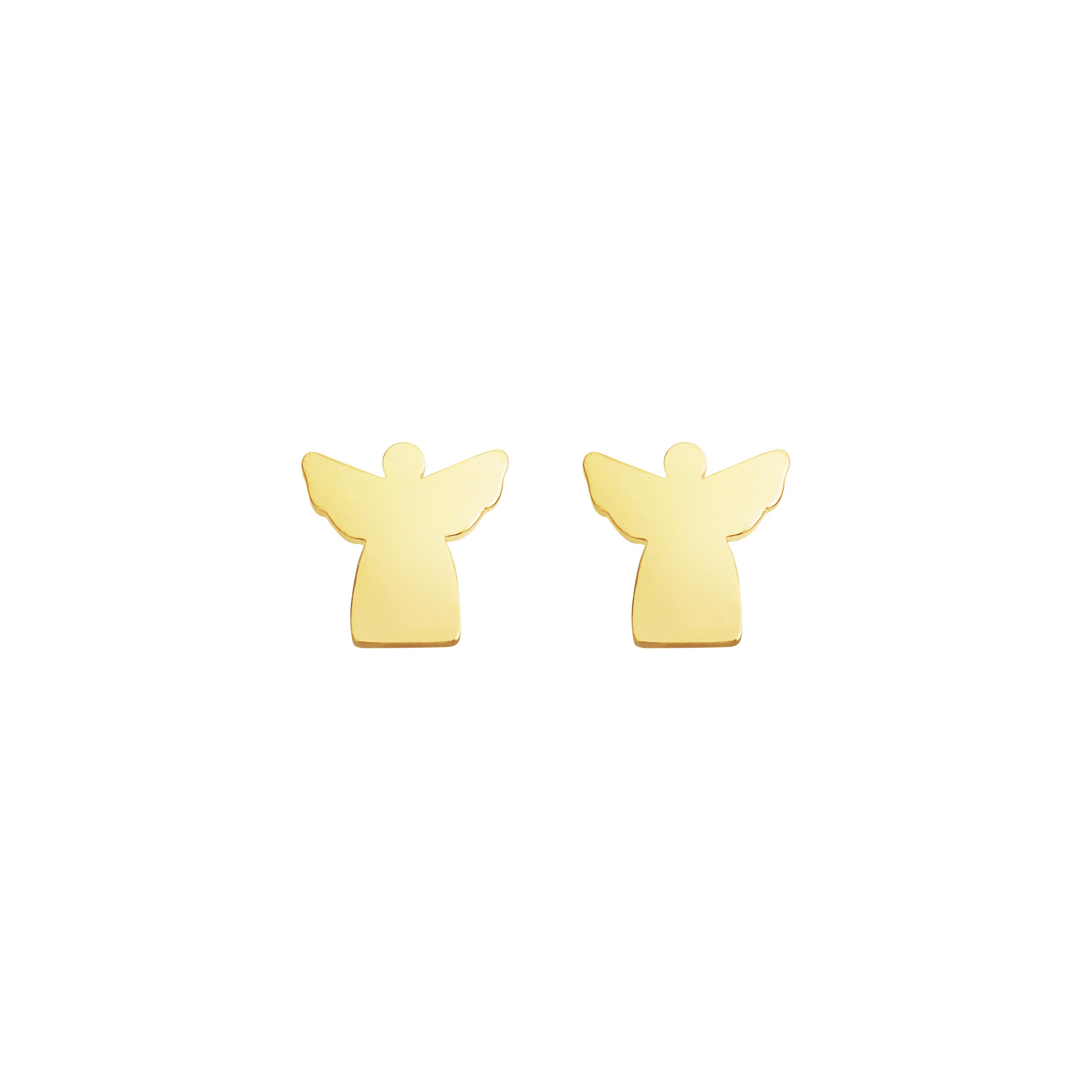 Ohrstecker WONDERFUL – Engel, vergoldet