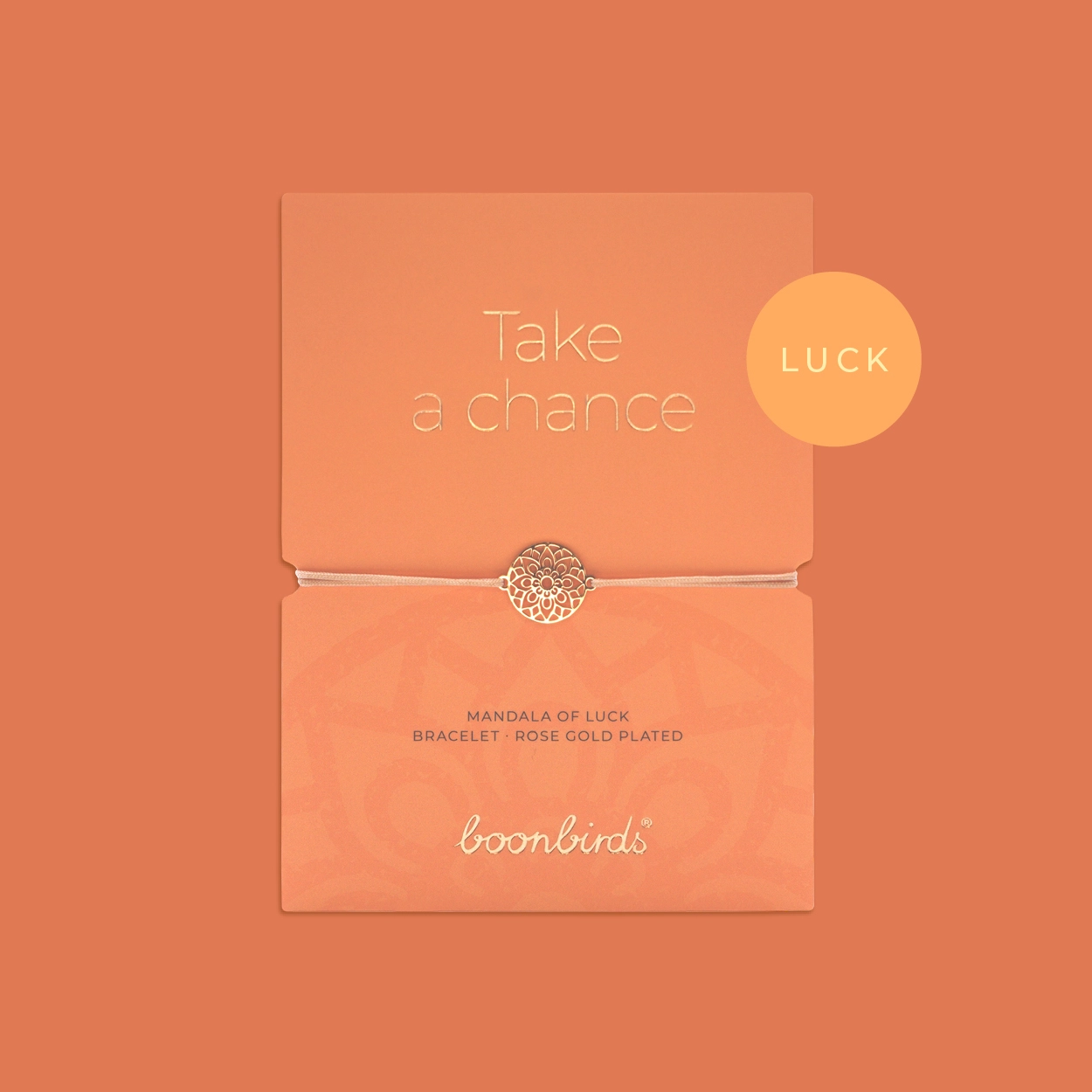 Armband MY MANDALA of Luck – rosévergoldet