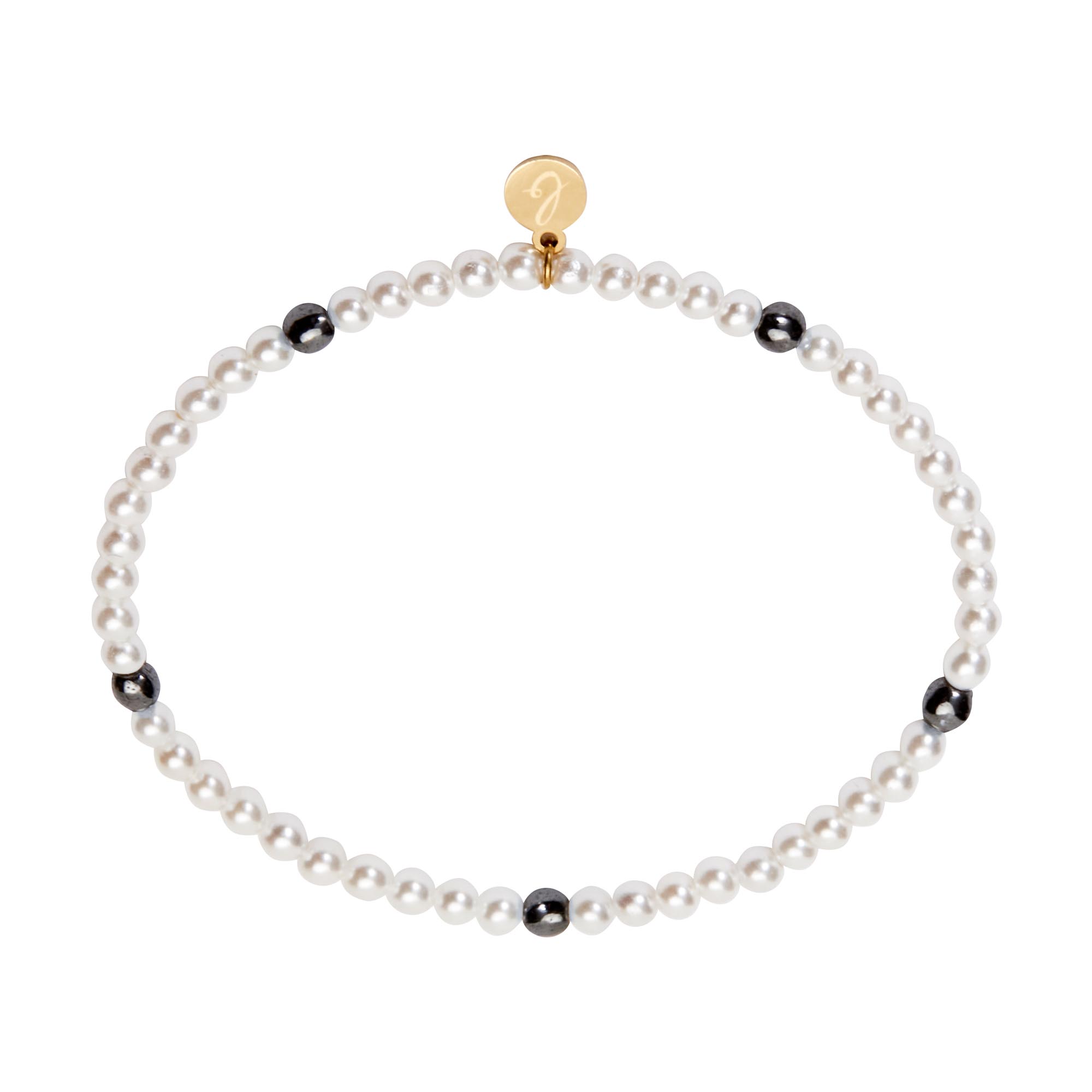 Armband - "Perlita" - Hämatit