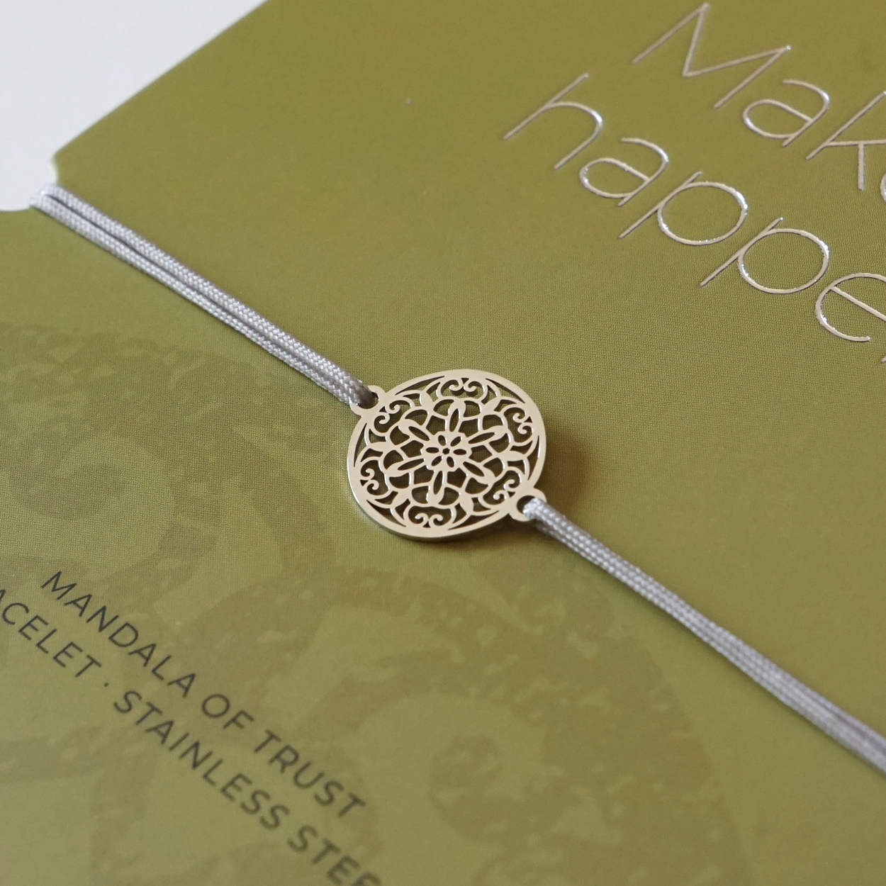Armband MY MANDALA of Trust – Edelstahl