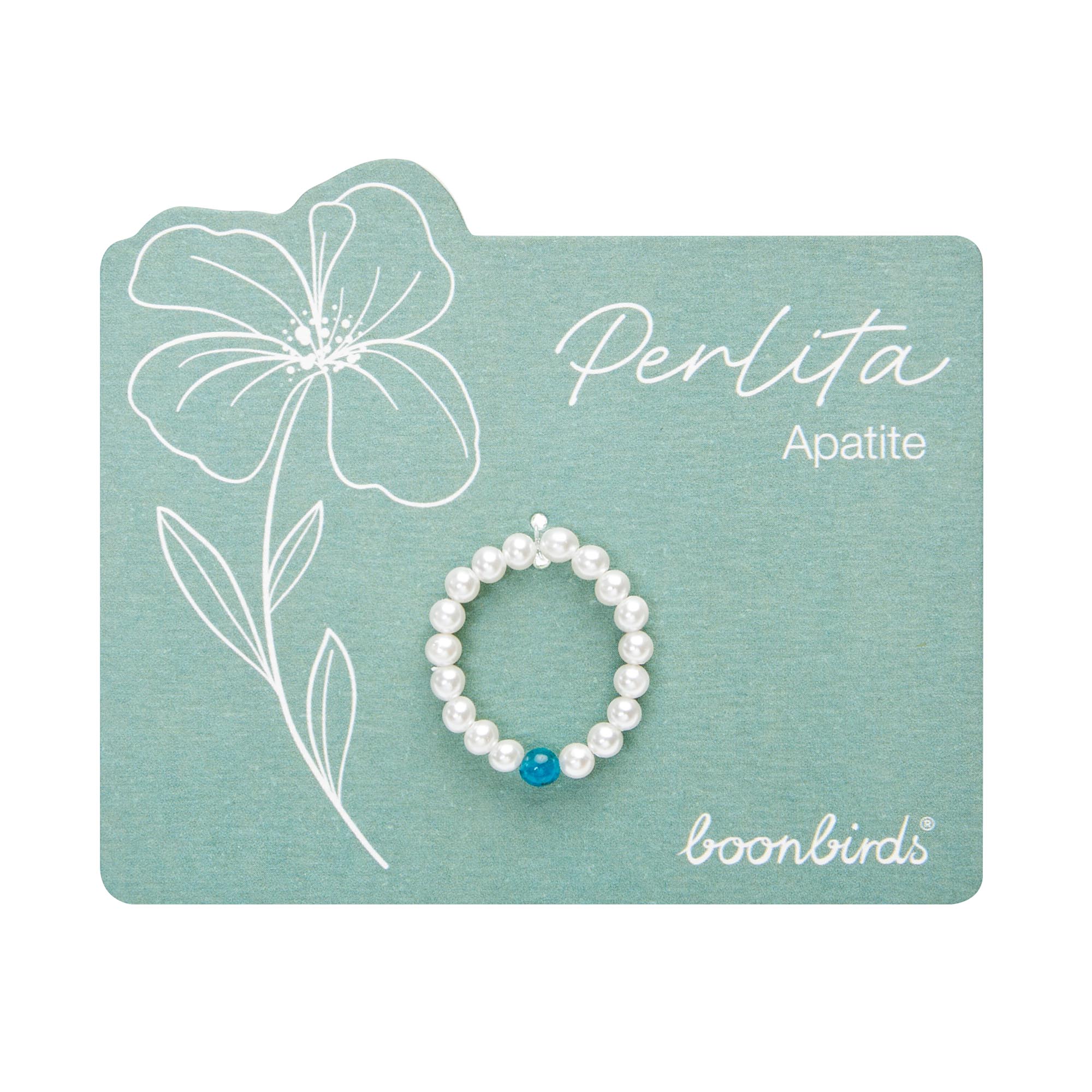Ring - "Perlita" - Apatit