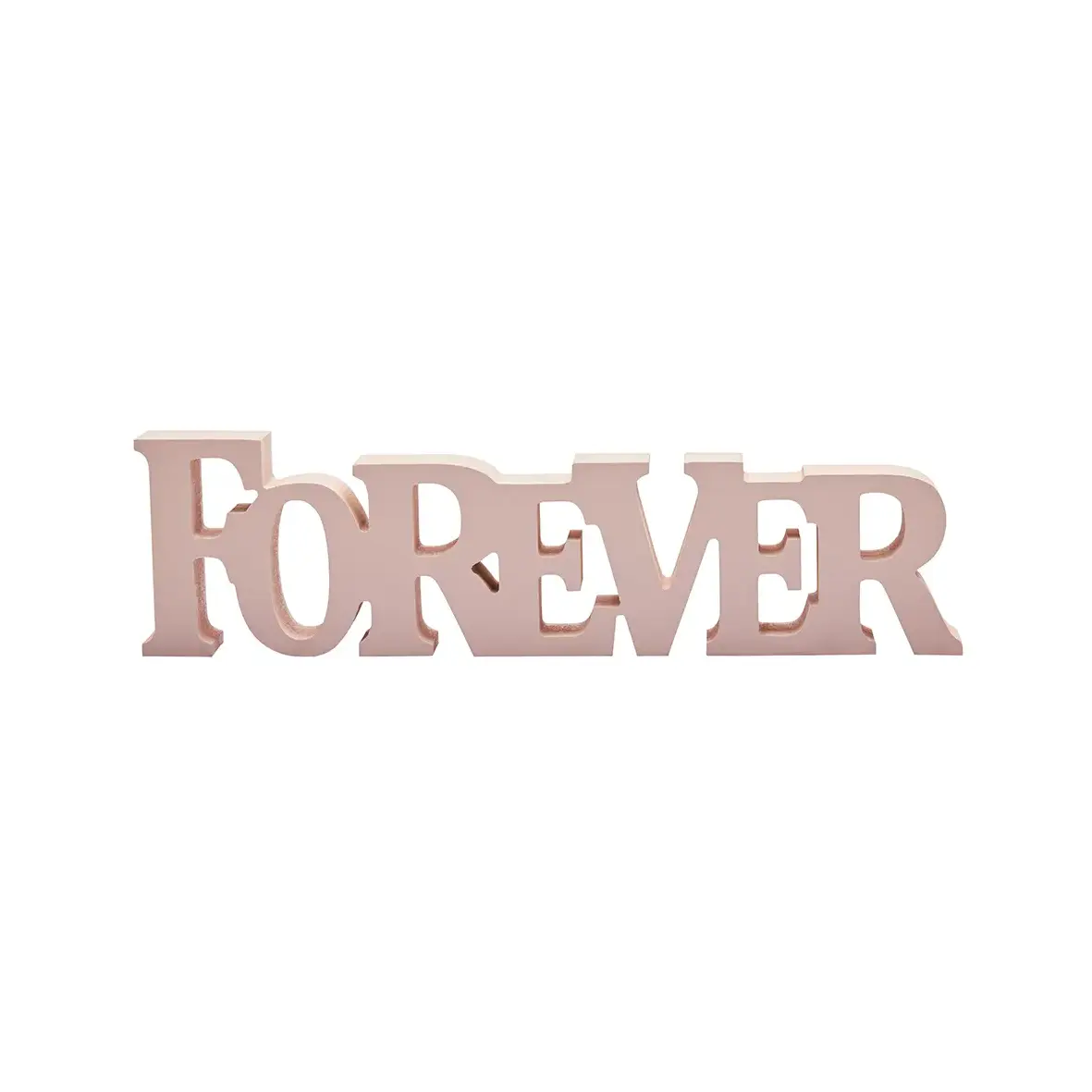 Schriftzug FOREVER – Holz, rosa