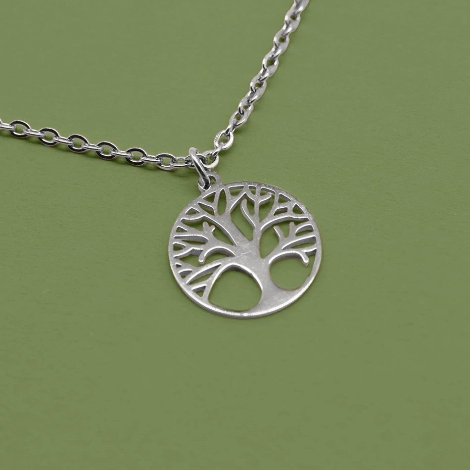 Halskette SELECTION – Baum des Lebens, versilbert Halskette SELECTION – Baum des Lebens, versilbert