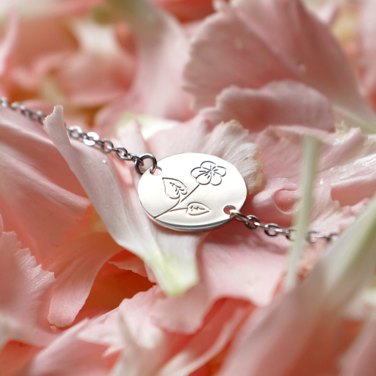 Armband FLOWER LOVE – Veilchen