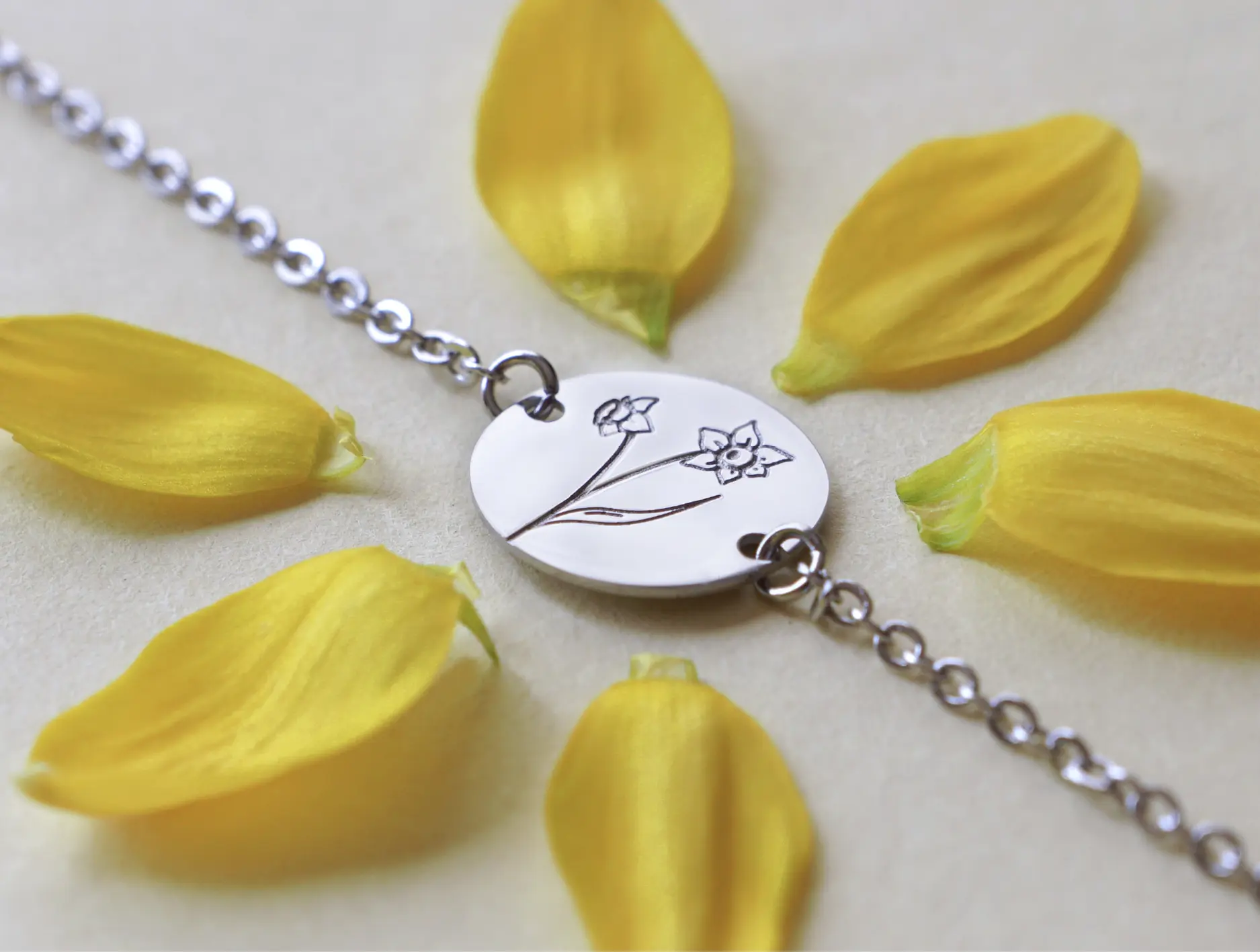 Armband FLOWER LOVE – Narzisse