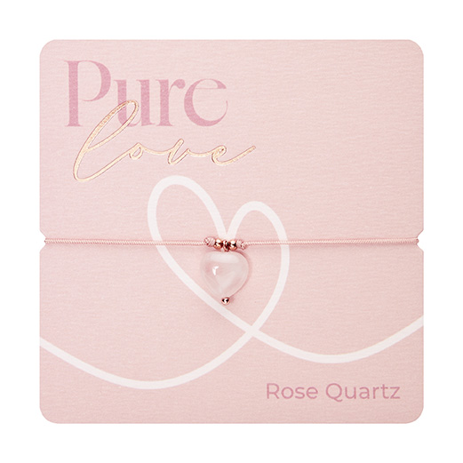 Armband - "Pure love" - Rosenquarz