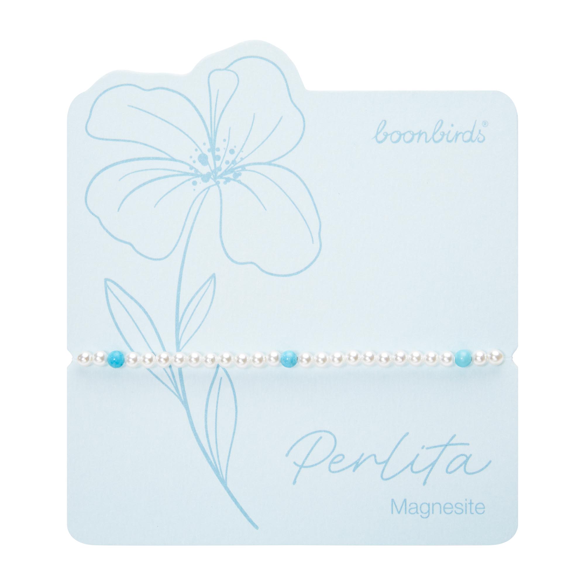 Armband - "Perlita" - Magnesit