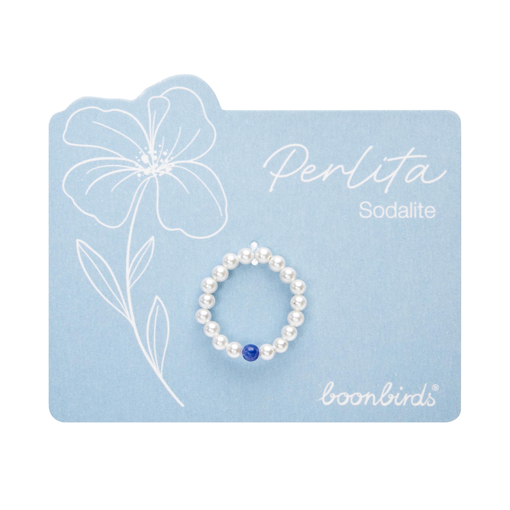 Ring - "Perlita" - Sodalith