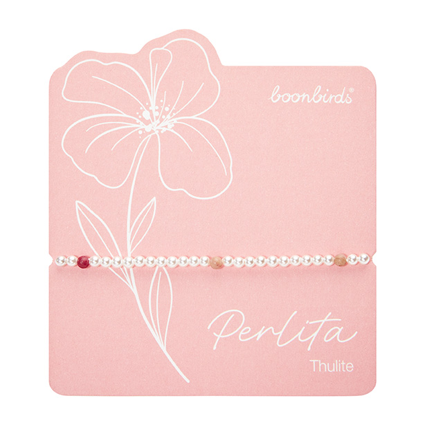 Armband - "Perlita" - Thulit-Quarz