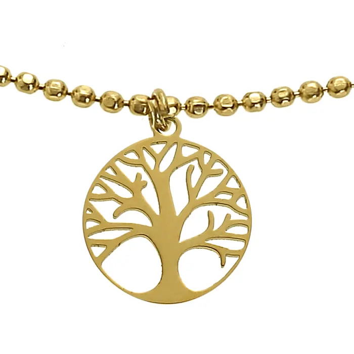 Armband BEAUTIFUL – Baum des Lebens, vergoldet 