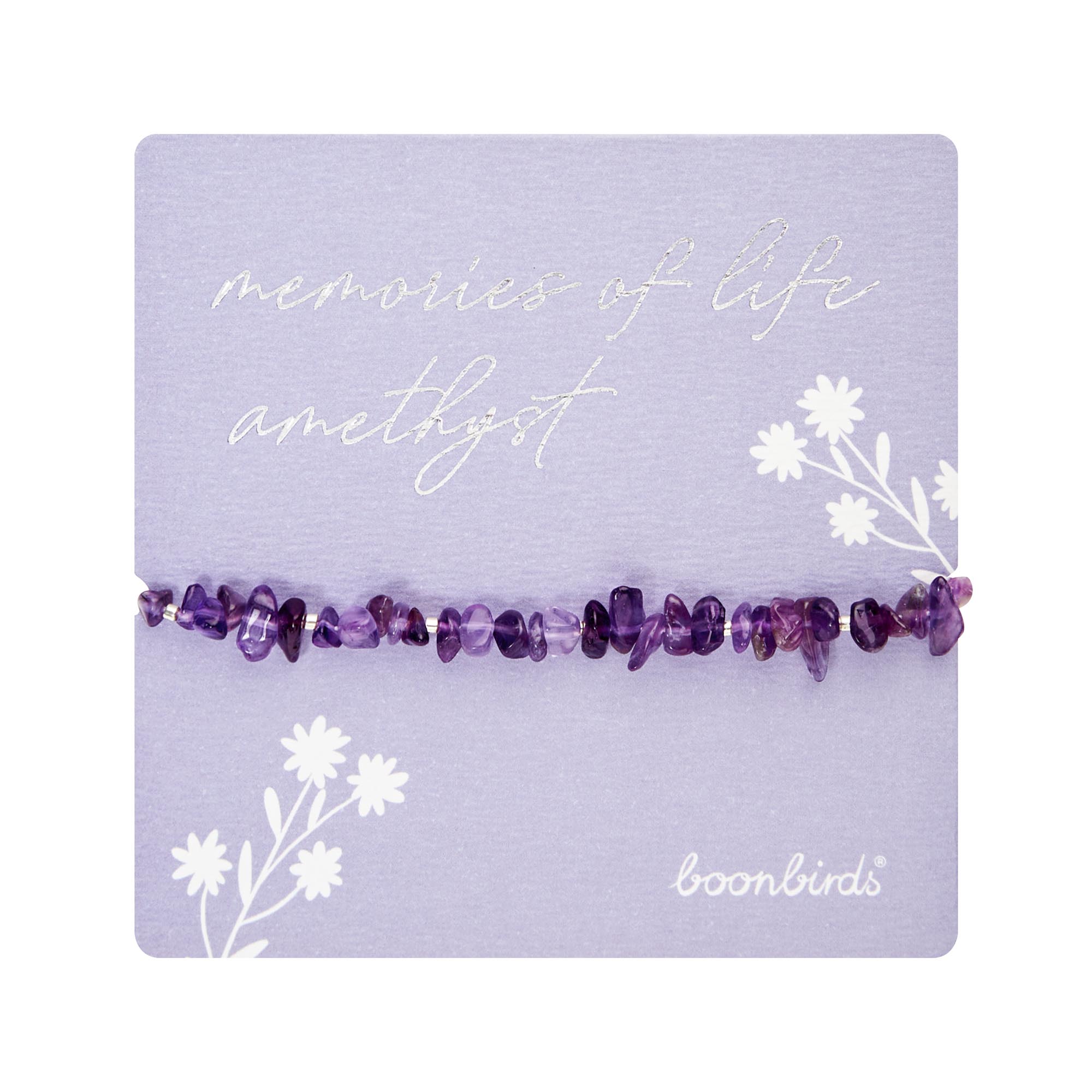 Armband - "memories of life" - Amethyst