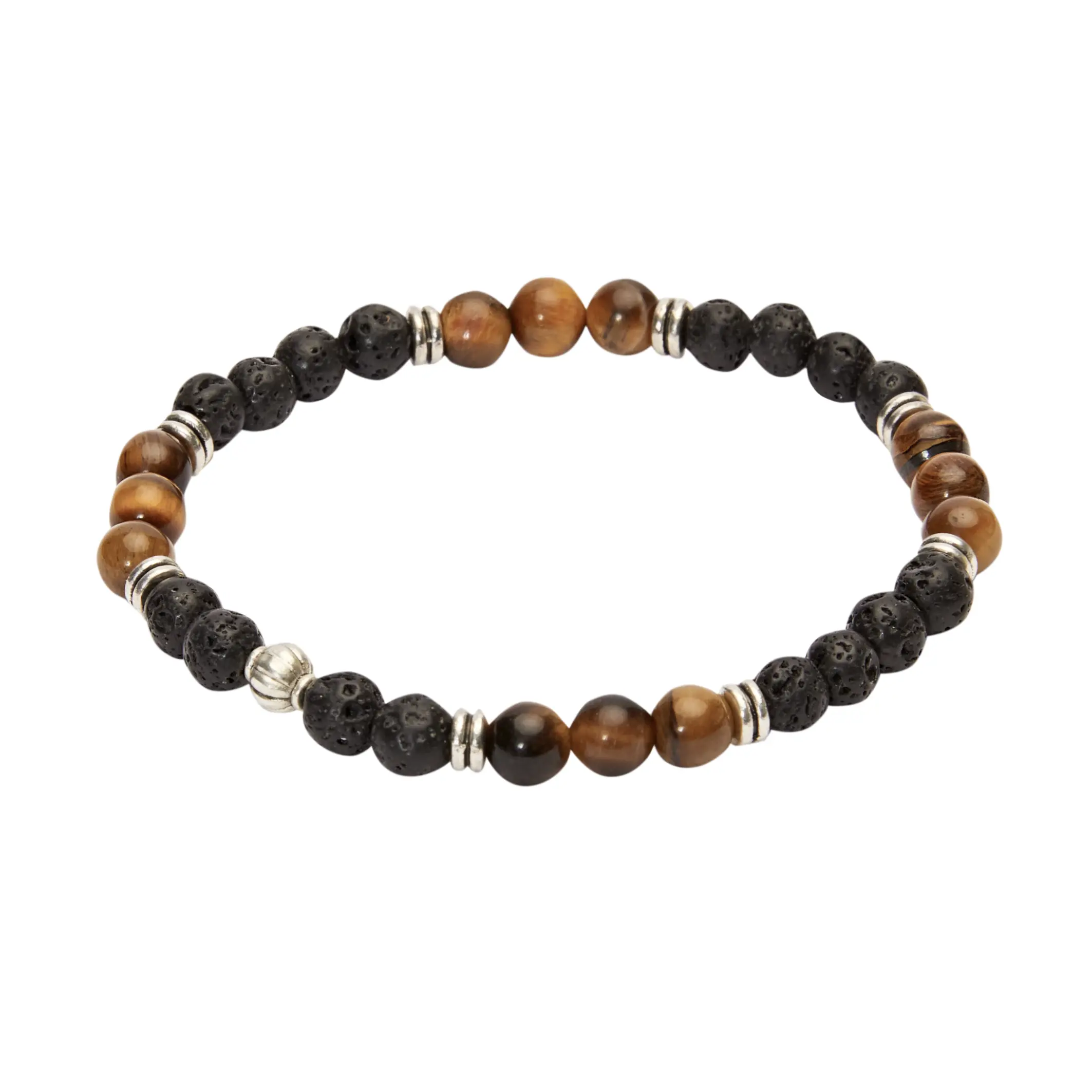Geschenkbox MEN – Armband, Lavastein und Tigerauge Geschenkbox MEN – Armband, Lavastein und Tigerauge