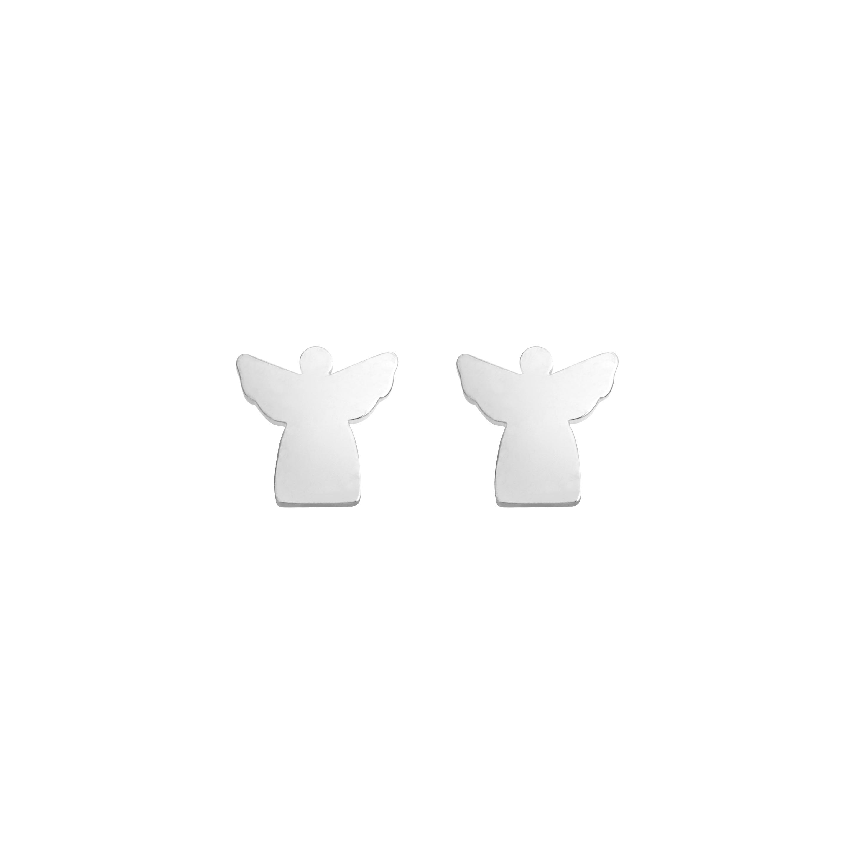 Ohrstecker WONDERFUL – Engel, versilbert 