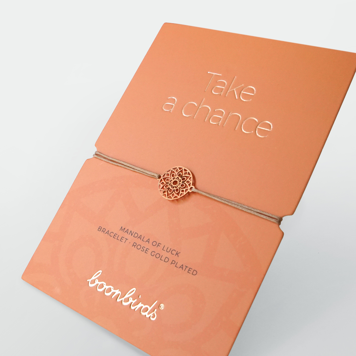 Armband MY MANDALA of Luck – rosévergoldet