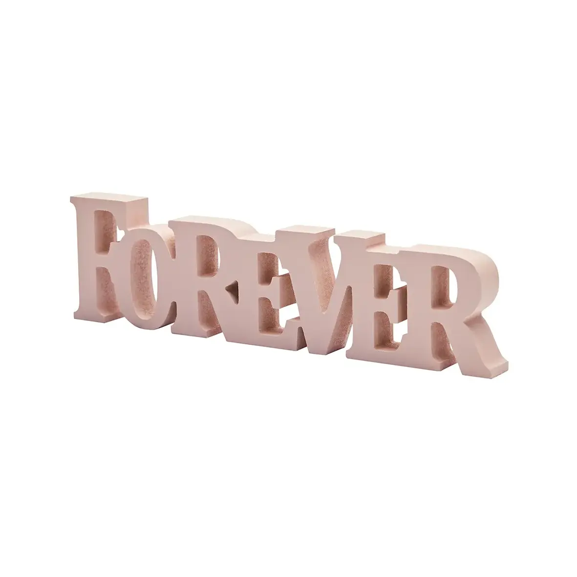 Schriftzug FOREVER – Holz, rosa