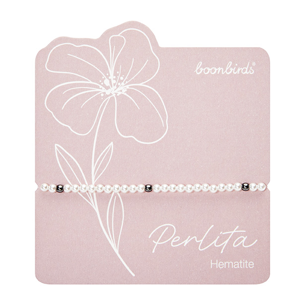 Armband - "Perlita" - Hämatit