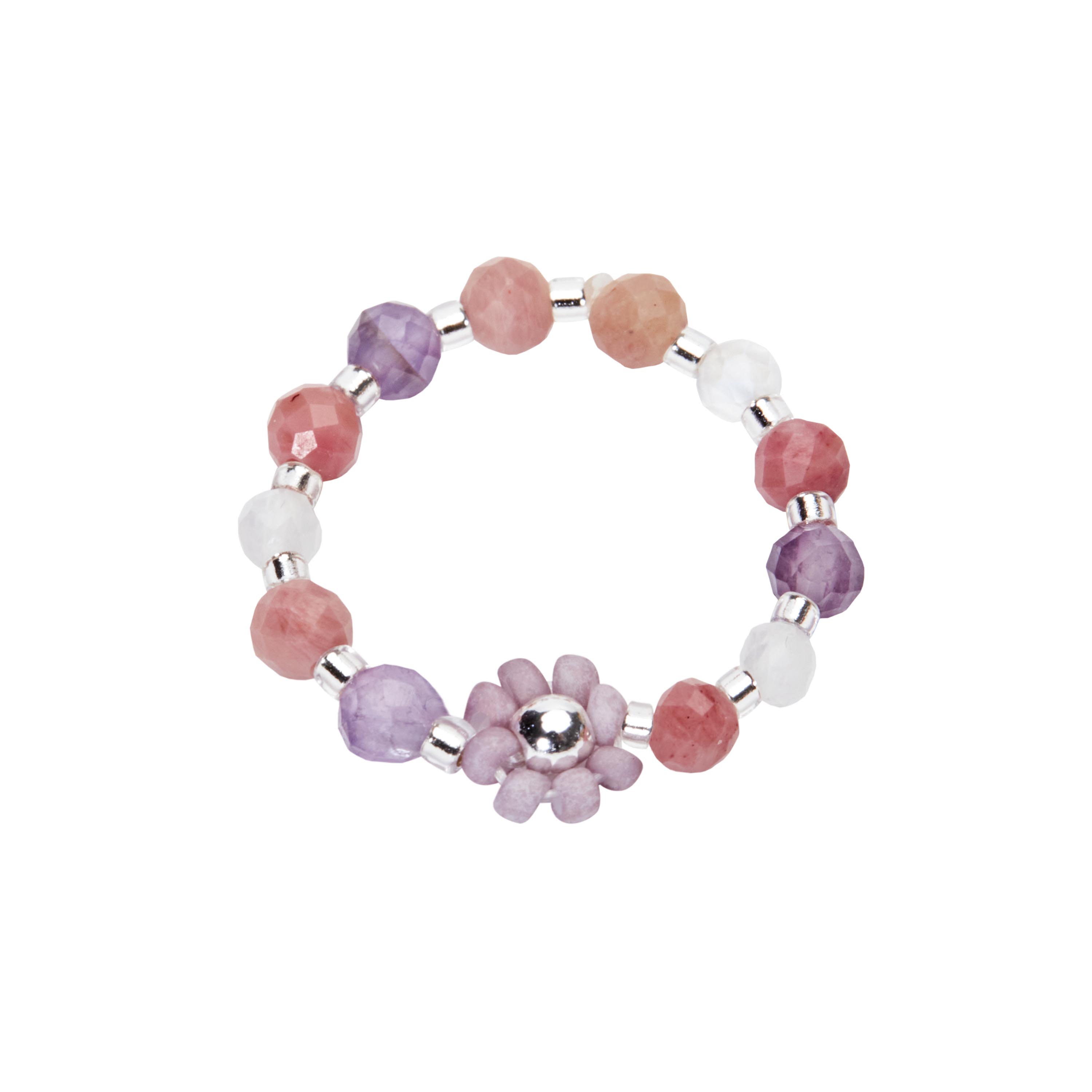 Ring FLOWER POWER, lila