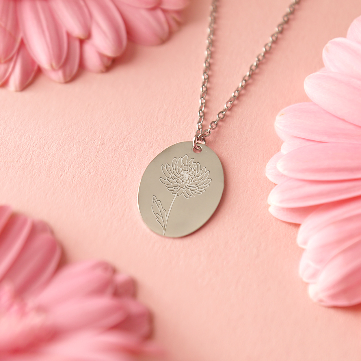 Halskette FLOWER LOVE – Chrysantheme Halskette FLOWER LOVE – Chrysantheme