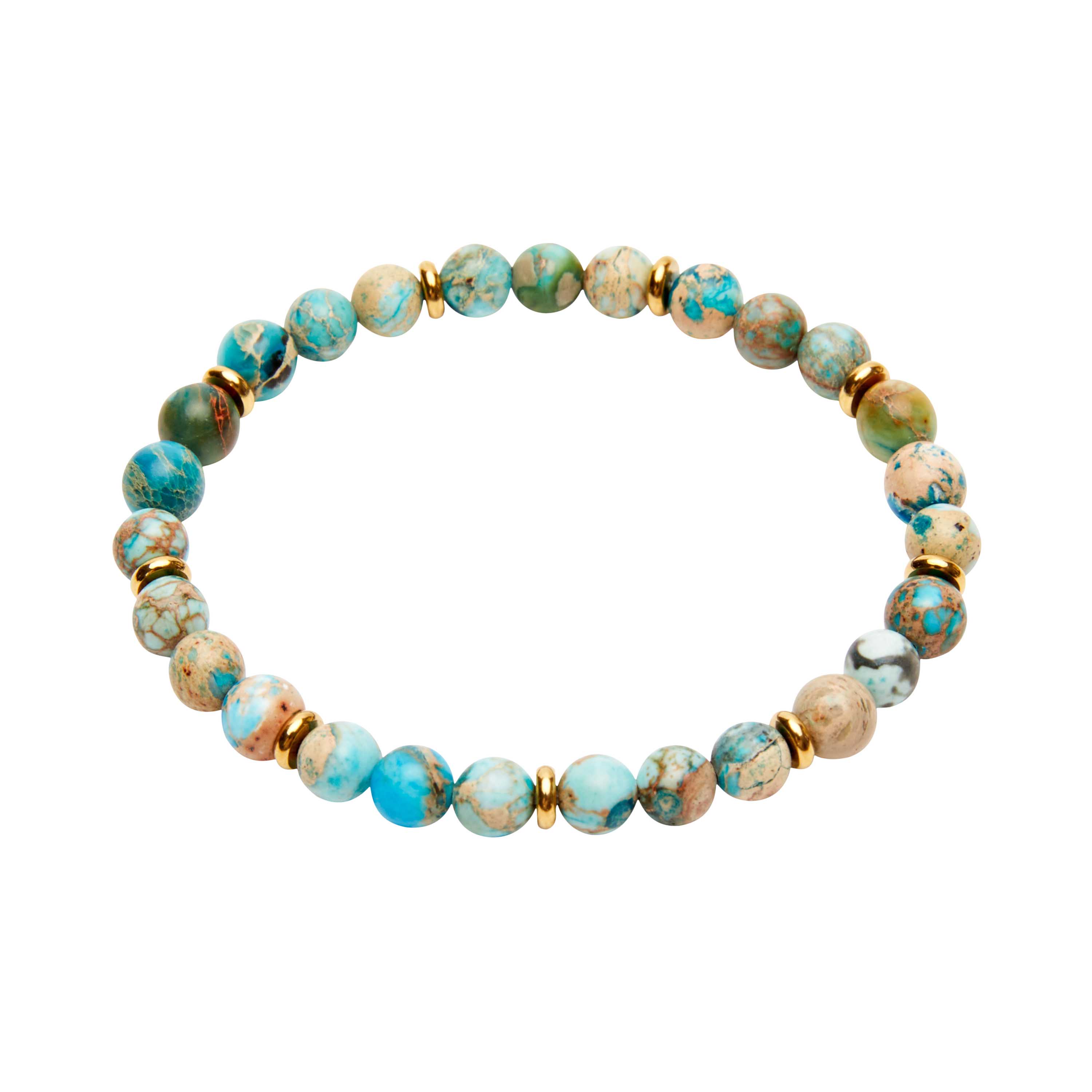 Geschenkbox Frauen - Armband, Aqua Terra Jaspis Blue