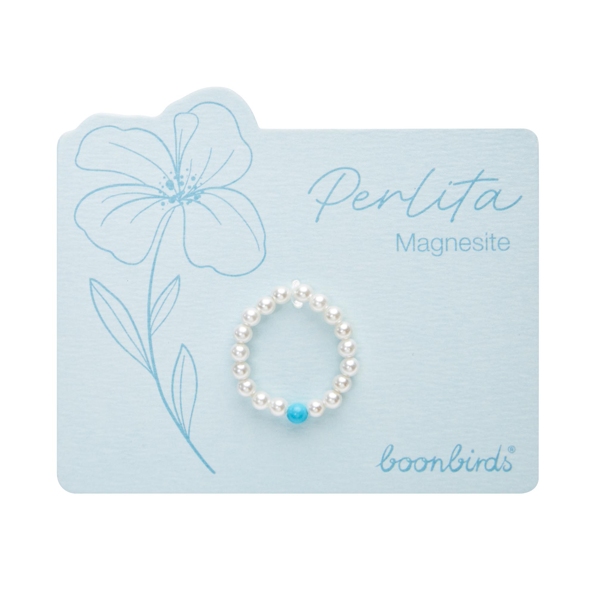 Ring - "Perlita" - Magnesit